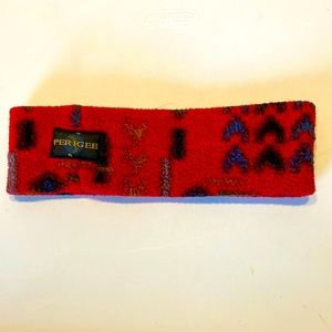 80’s Perigee winter headband. Vintage retro pattern.